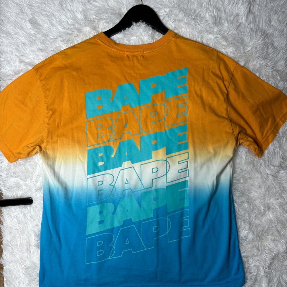 BAPE multicolored shirt